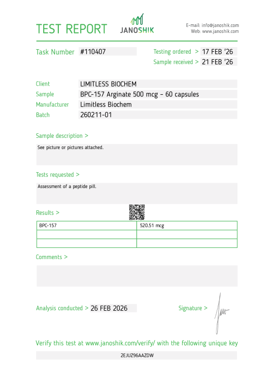 BPC-157 500mcg