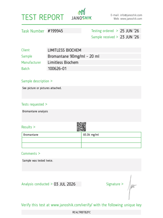 Bromantane 90mg/ml