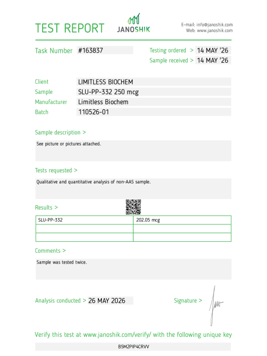 SLU-PP-332 250mcg