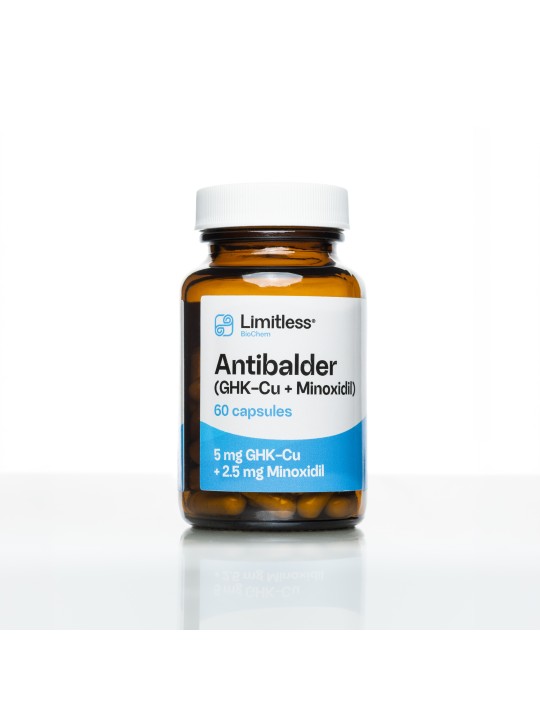 Antibalder GHK-Cu + Minoxidil – 60 capsules