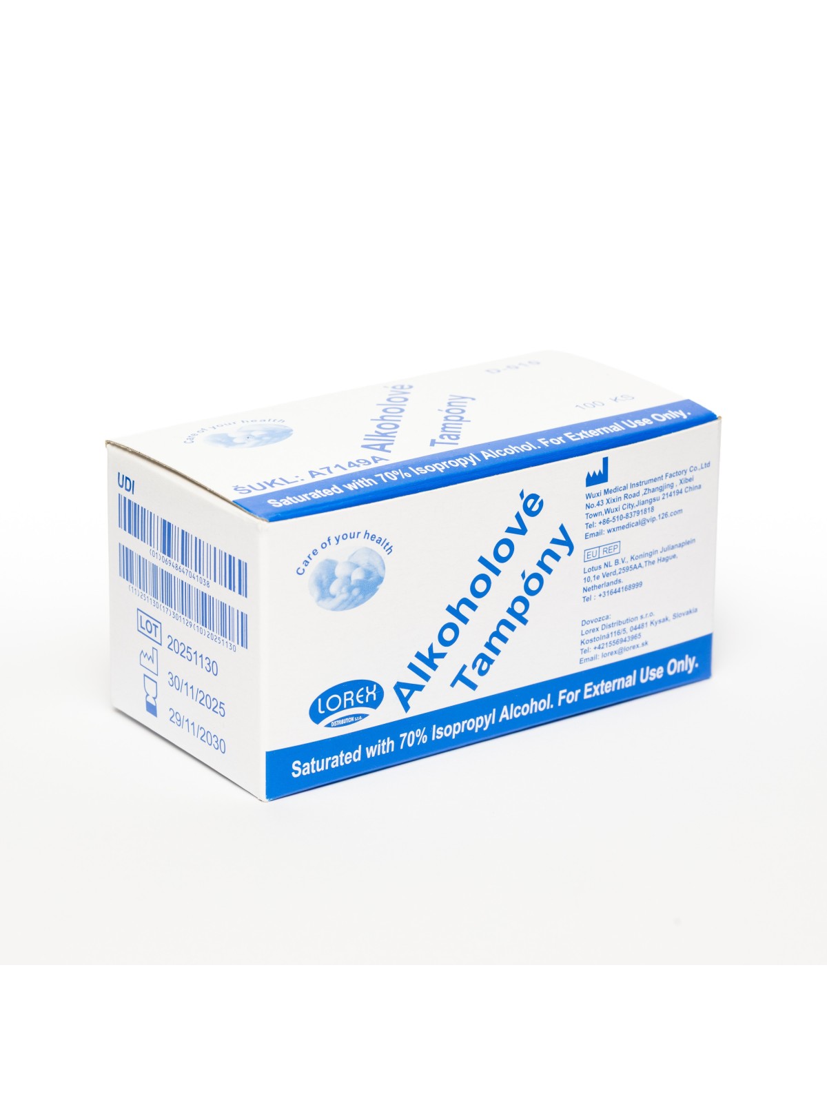 Alkoholové tampóny