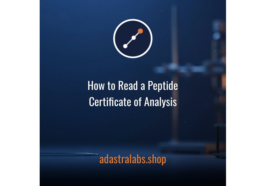 How to Read a Peptide Certificate of Analysis | AdAstra Labs